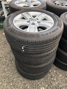 PRODÁM 4 KUSY ALU ŠKODA 15 PALCŮ + PNEU CONTINENTAL CONTACT