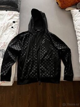 Louis Vuitton Hybrid Zipped Hoodie Noir Mens velikost M