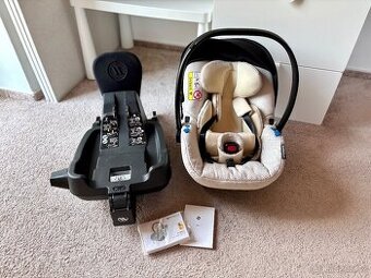 Vajíčko béžové Avionaut pixel pro + isofix základna