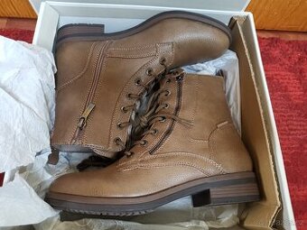 Kotníkové, šněrovací podzimní, zimní boty