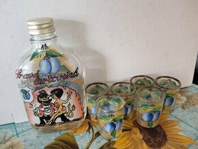 Sada ručně malovaná