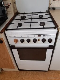 Plynový sporák na zemní plyn s elektrickou troubou