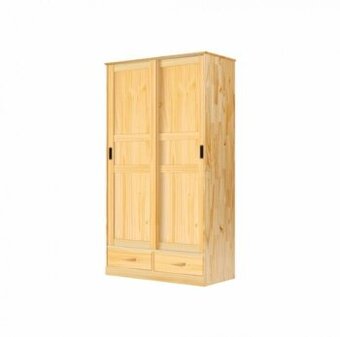 Dřevěná skříň 2dveřová ONIX posuvné dveře