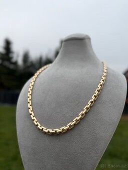 Zlatý řetěz ANKR - PILKA - 50.00g 585 14k 70cm - NOVÝ ZLATO