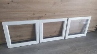 OXBERG Prosklené dveře, bílá, 40x35