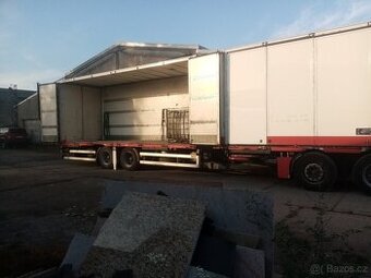 BDF KONTEJNER SKŘÍŇĚ PRŮJEZDNÁ SOUPRAVA + PŘÍVĚS