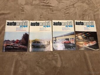Staré časopisy automobil z roku 1984