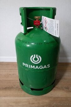 Plynová láhev 10 kg čistý propan plná zaplombovaná