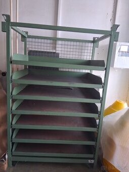 Regál 120x80 s výsuvnými policemi