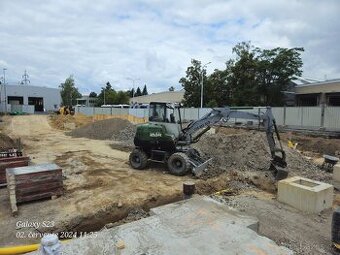 Minibagr kolový libra