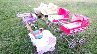 Staré dětské kočárky-retro