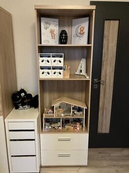 Skříň s policemi  -189x60x35 cm