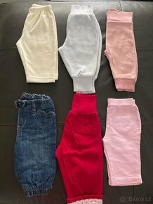 Kalhoty 62 68 cm teplaky mimi