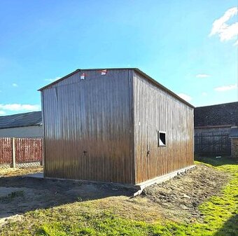 Plechová hala 5×7 x3,13m – Zlatý dub „NIKOS“