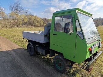 multicar m25 3straný sklápěč s uzávěrkou a s plazivkou
