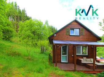 Prodej chaty s možností celoročního užívání, celková plocha 