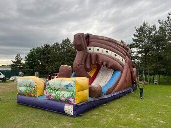 Skákací hrad - Pirátská Loď + ostrov