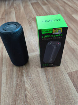 Výkonný přenosný reproduktor ZEALOT S32 MAX s dlouhou výdrží