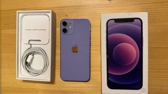 IPhone 12mini 64GB fialovy, top stav