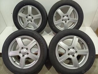 Letní alu kola 5x108 r16 et45 pneu 215/55/16 Bridgestone