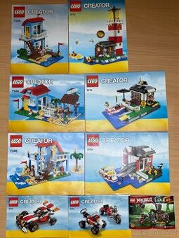 Návody Lego Ninjago a Lego Creator