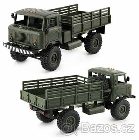 RC Military Truck GAZ WPL  B24 1/16 4WD zelený - 1
