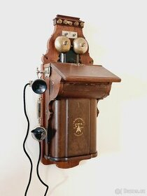 Starožitný telefon L.M.Ericsson & Co, Stockholm, cca 1905