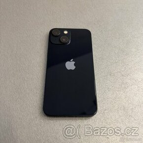 iPhone 13 mini 128GB černý, pěkný stav, 12 měsíců záruka