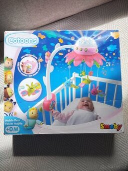 Kolotoč nad postýlku Flower Cotoons Smoby