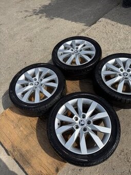Prodám 4x alu kola Škoda 5x112 R17