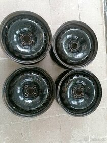 4x plechovy disk 6x15, 4x100, et 43 Fiat