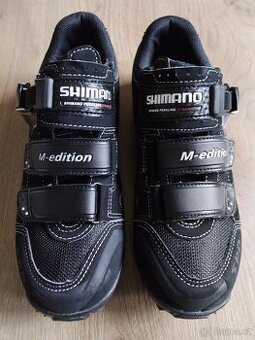 Cyklo speciály kožené boty Shimano vel 40 s kufry