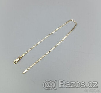 Zlatý náramek 1,70g, 14 kt, 585/1000, délka 19 cm - 1