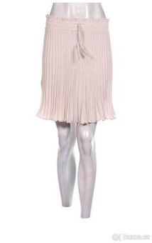 Světle růžová plisovaná sukně H&M vel.36
