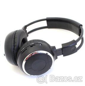 Bezdrátové IR stereo sluchátka k monitorům do hlavových opěr - 1