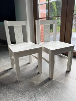 Dětská židlička IKEA KRITTER bílá
