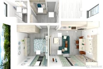 Prodej designového, bezbariérového bytu 2+kk v Ketkovicích