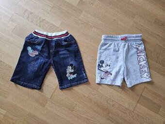 Set kraťasů Mickey Mouse, 2x kraťasy, vel. 122