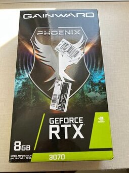 Gainward GeForce RTX 3070 Phoenix 8GB–s krabicí, dobrý stav