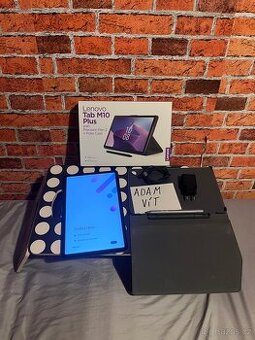 Tablet Lenovo Tab M10 PLUS + Precision Pen 2 + Folio Case