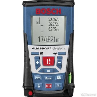 Měřič vzdáleností laserovy GLM 250 VF BOSH PROFESSIONAL
