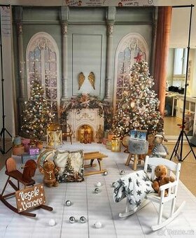 Prodám kvalitní vinylové vánoční fotopozadí