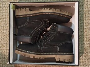 Pánské zimní boty AM SHOE vel. 44 - černé