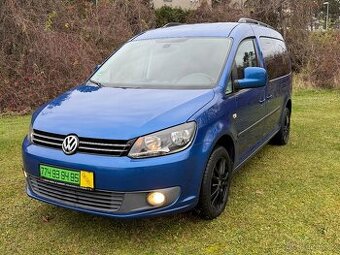 VOLKSWAGEN CADDY MAXI 2,0 TDI-7 MÍST, PARK. SENZORY, NAVI