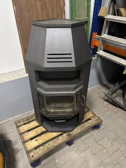 Rohová krbová kamna