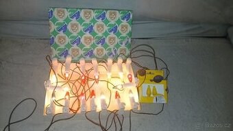 Vánoční osvětlení na stromeček + 2 náhradní