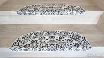 Nášlapy na schody v sadě 16 ks 20x65 cm Anatolian Lace Vitau