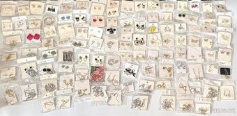 Velký set náušnic – 100 párů velkoobchodně