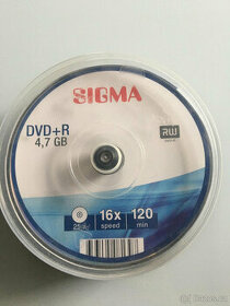 DVD+R SIGMA 4,7GB 16x 25ks spindle box