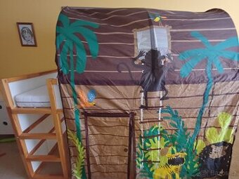 Dětská postel polohovací 100 x 210 cm - 1